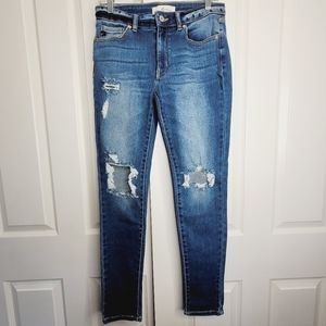Kancan Distressed Skinny Jeans 9/28